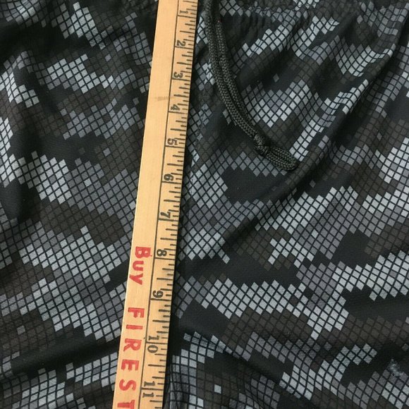 #85 Nike Dri Fit Running Walking Exercise Black Athletic Shorts Men's Size L - Picture 3 of 9